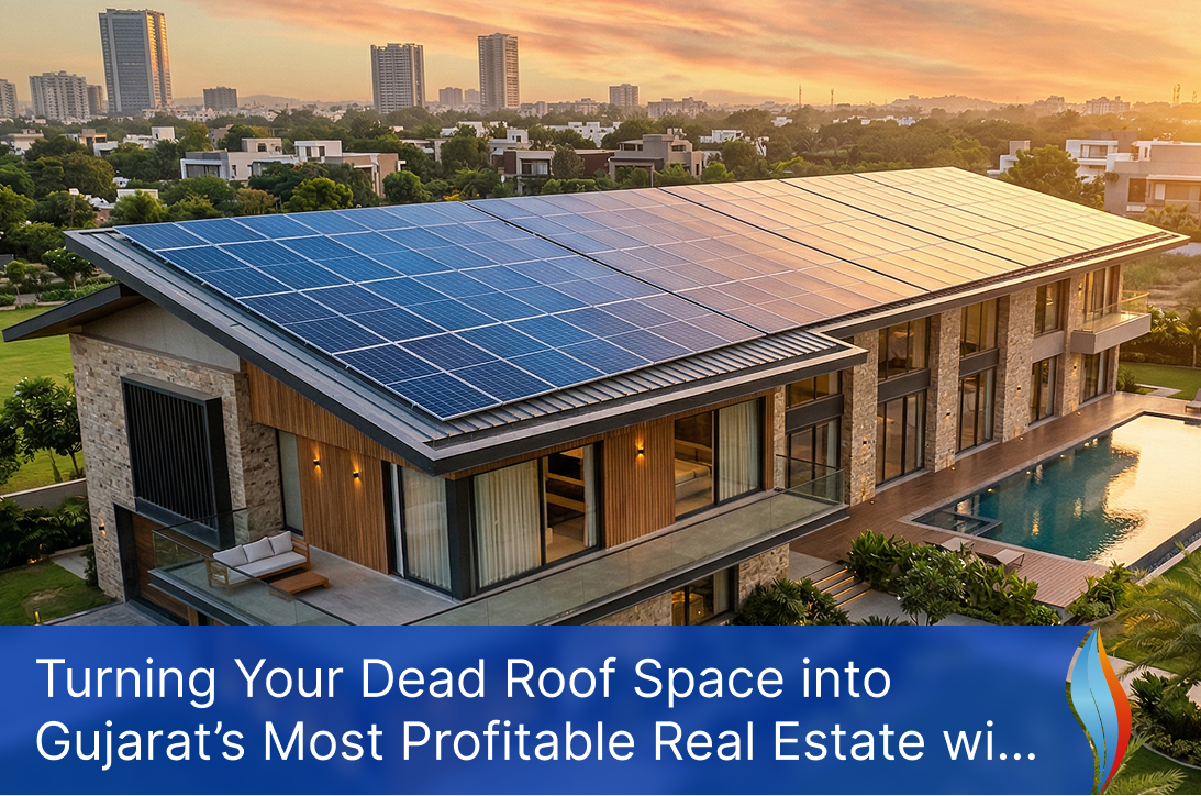 Turning Your Dead Roof Space into Gujarat’s Most Profitable Real Estate with Ish Solar.