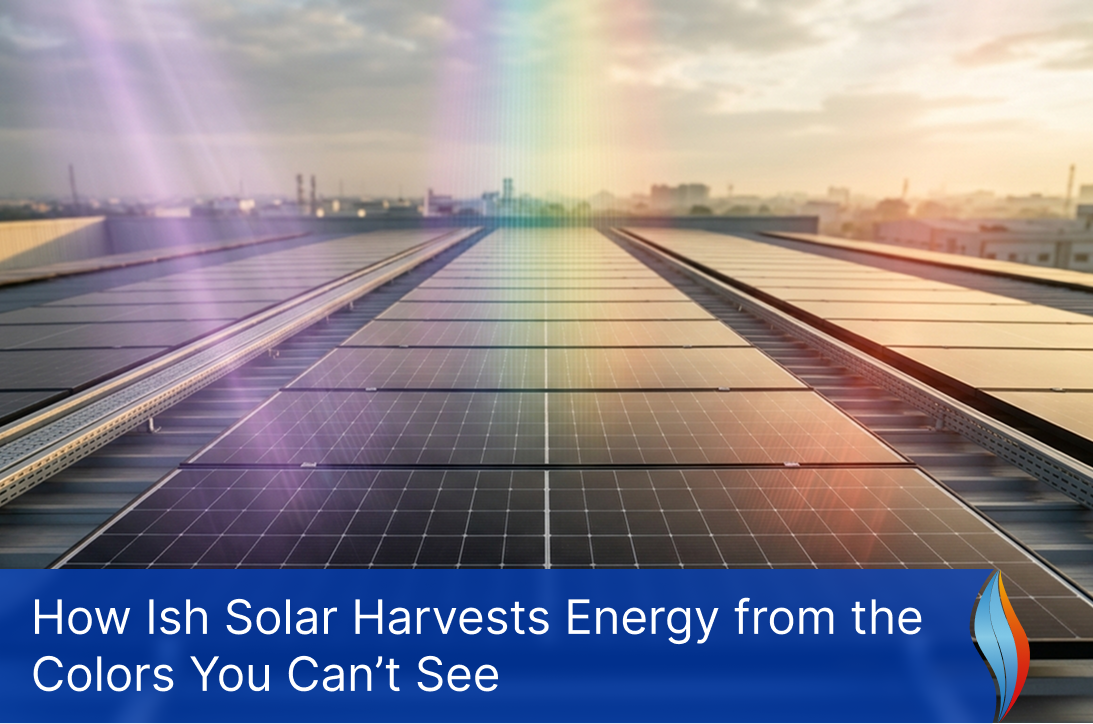 How Ish Solar Harvests Energy from the Colors You Can’t See.