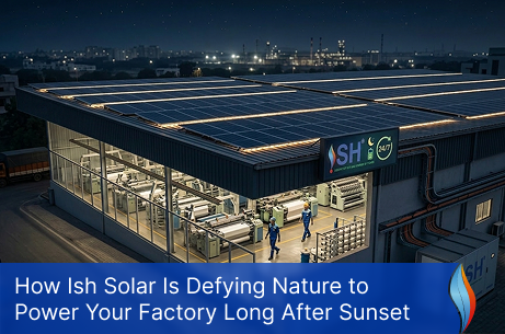 How Ish Solar Is Defying Nature to Power Your Factory Long After Sunset
