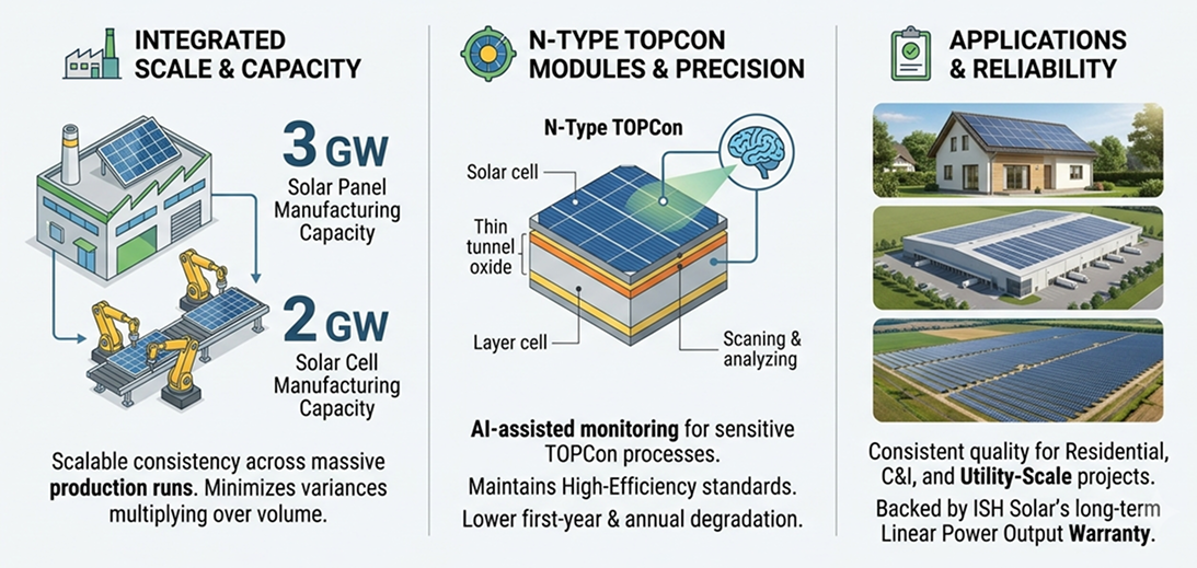 How ISH Solar Applies AI-Driven Manufacturing