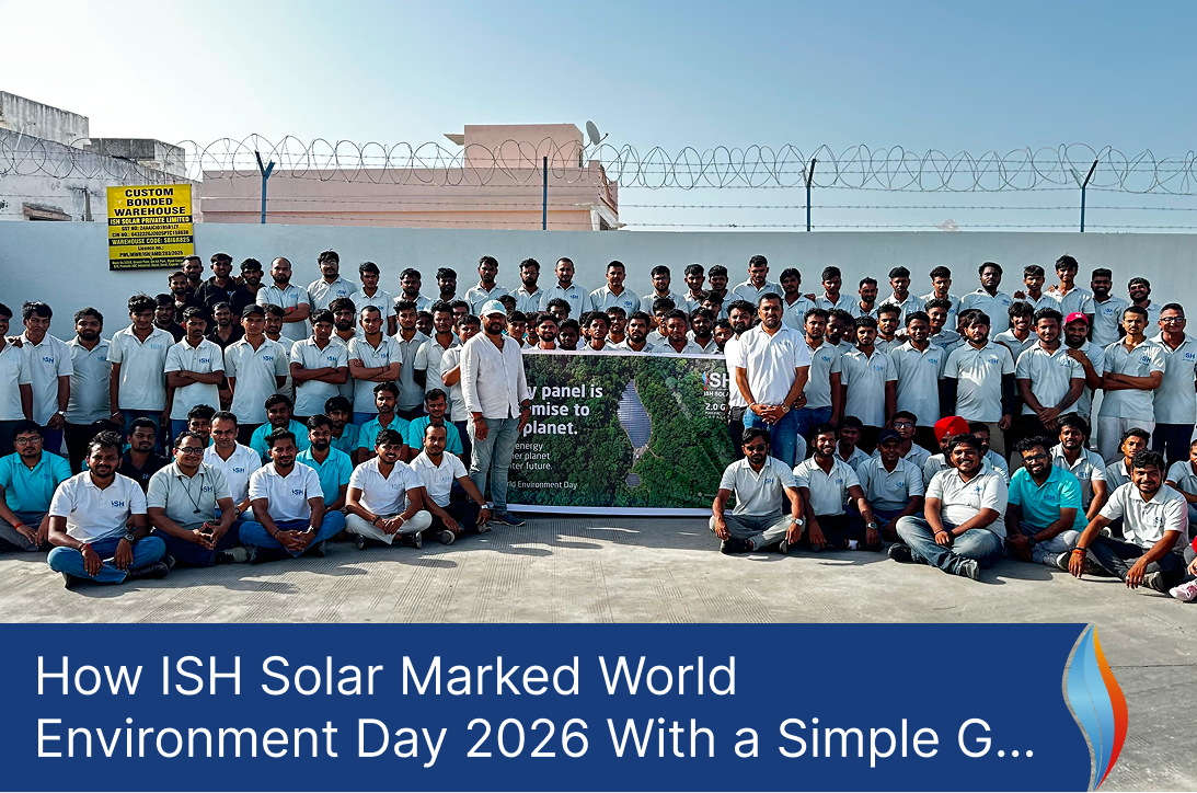How ISH Solar Marked World Environment Day 2026 With a Simple Green Initiative-main