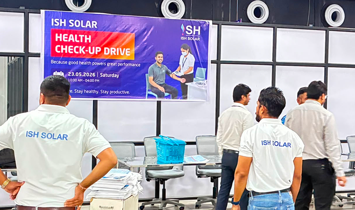 Health Checkup Drive @ Ish Solar-1
