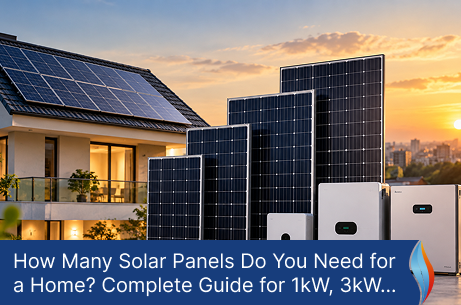 How Many Solar Panels Do You Need for a Home Complete Guide for 1kW, 3kW, 5kW & 10kW Systems