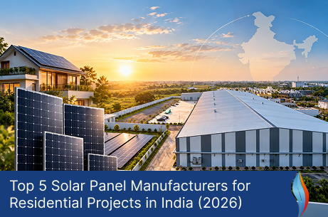 Top 5 Solar Panel Manufacturers for Residential Projects in India (2026)-feature